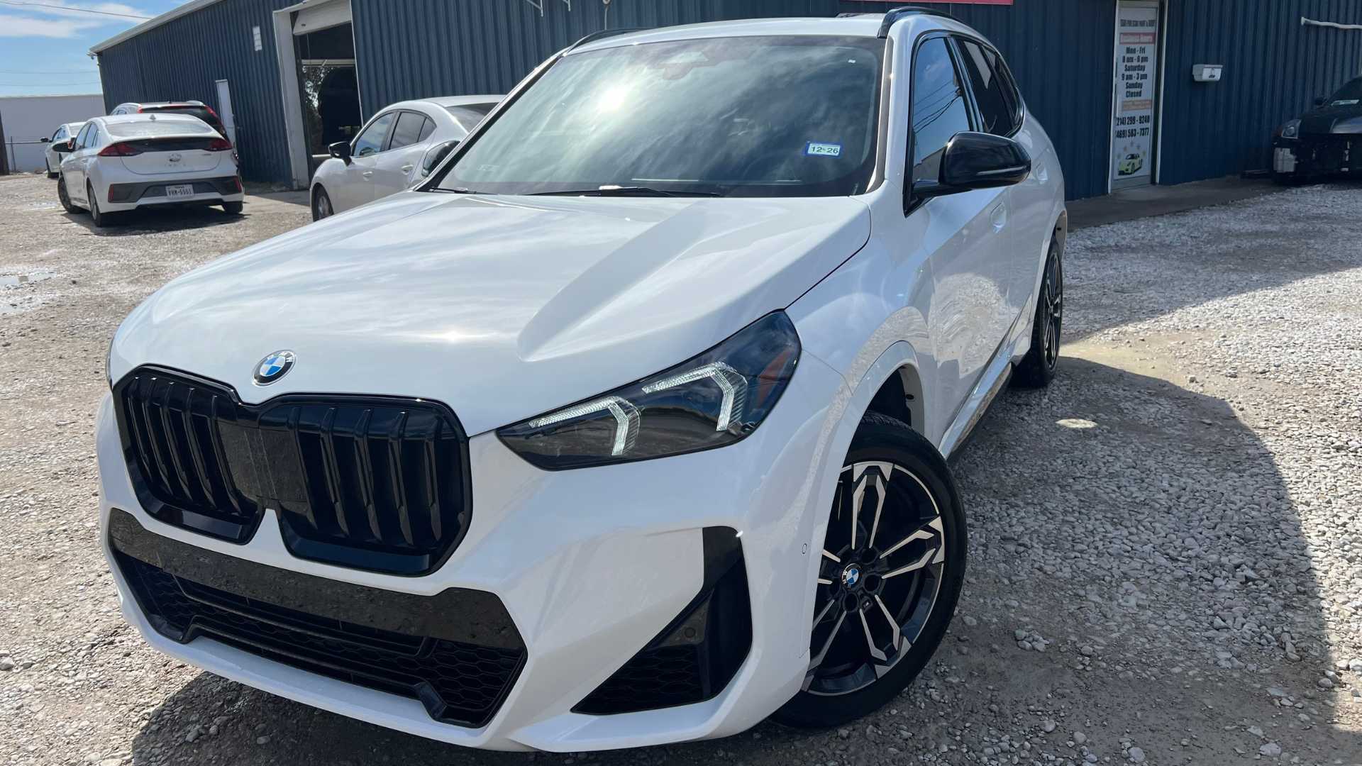 Expert auto body work in progress