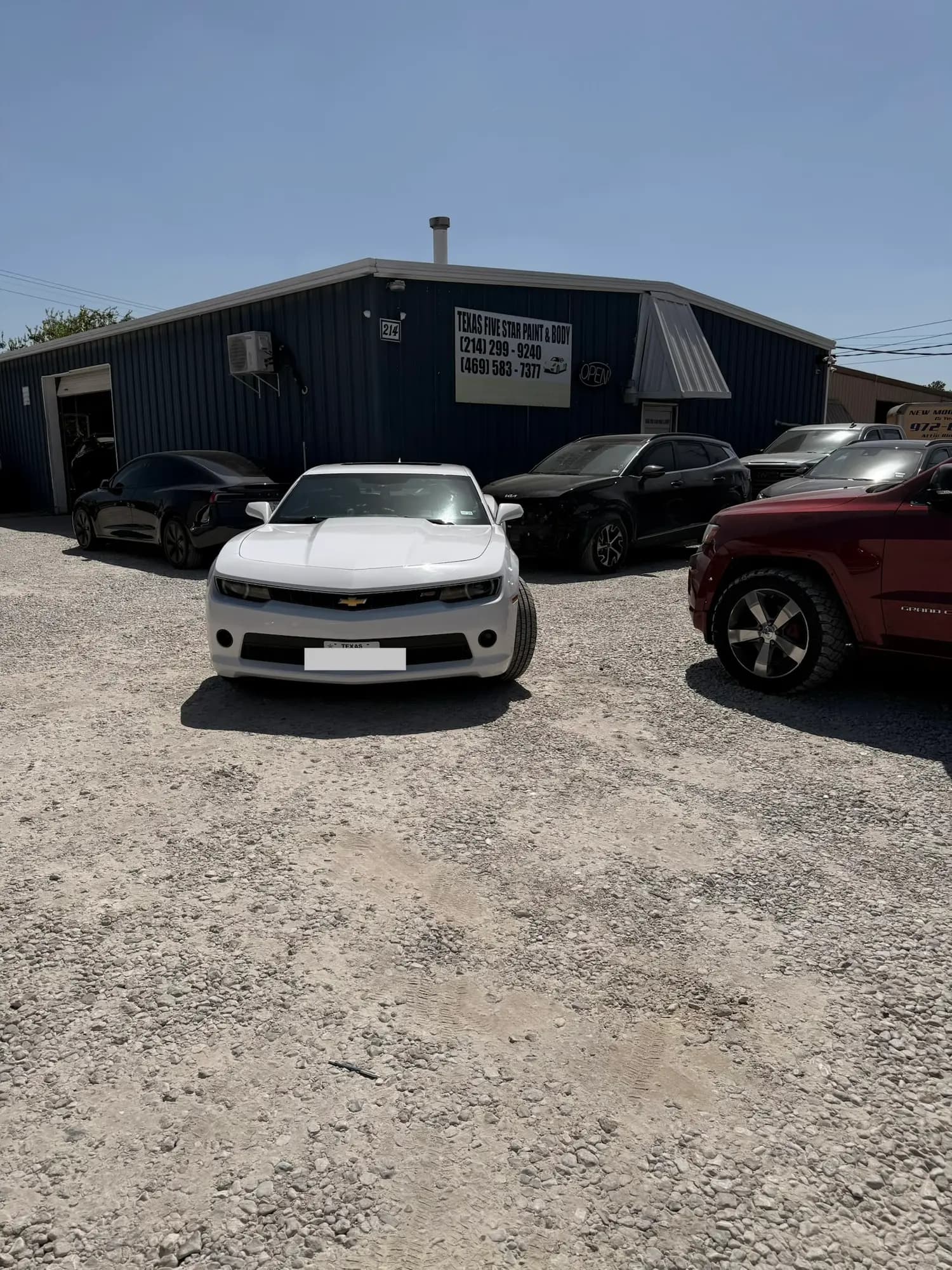 Vehicle repair photo at Texas Five Star Paint & Body, Garland, TX